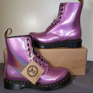 Women’s Dr Martens Boots Metallic Glam Pack New